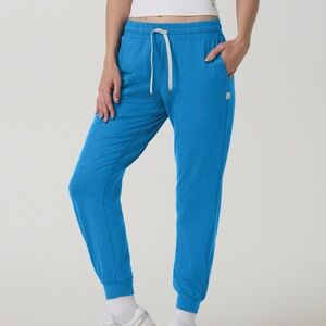 Vuori Women's Performance Jogger Pants Regatta Blue Size S Athletic Lounge